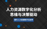 人力資源數(shù)字化分析思維與決策驅(qū)動(dòng)