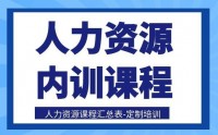 人力資源內訓課題匯總表